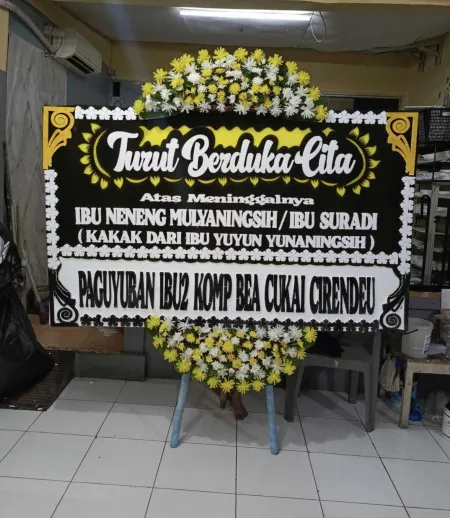 Papan Bunga Duka Kasmaran Widasari